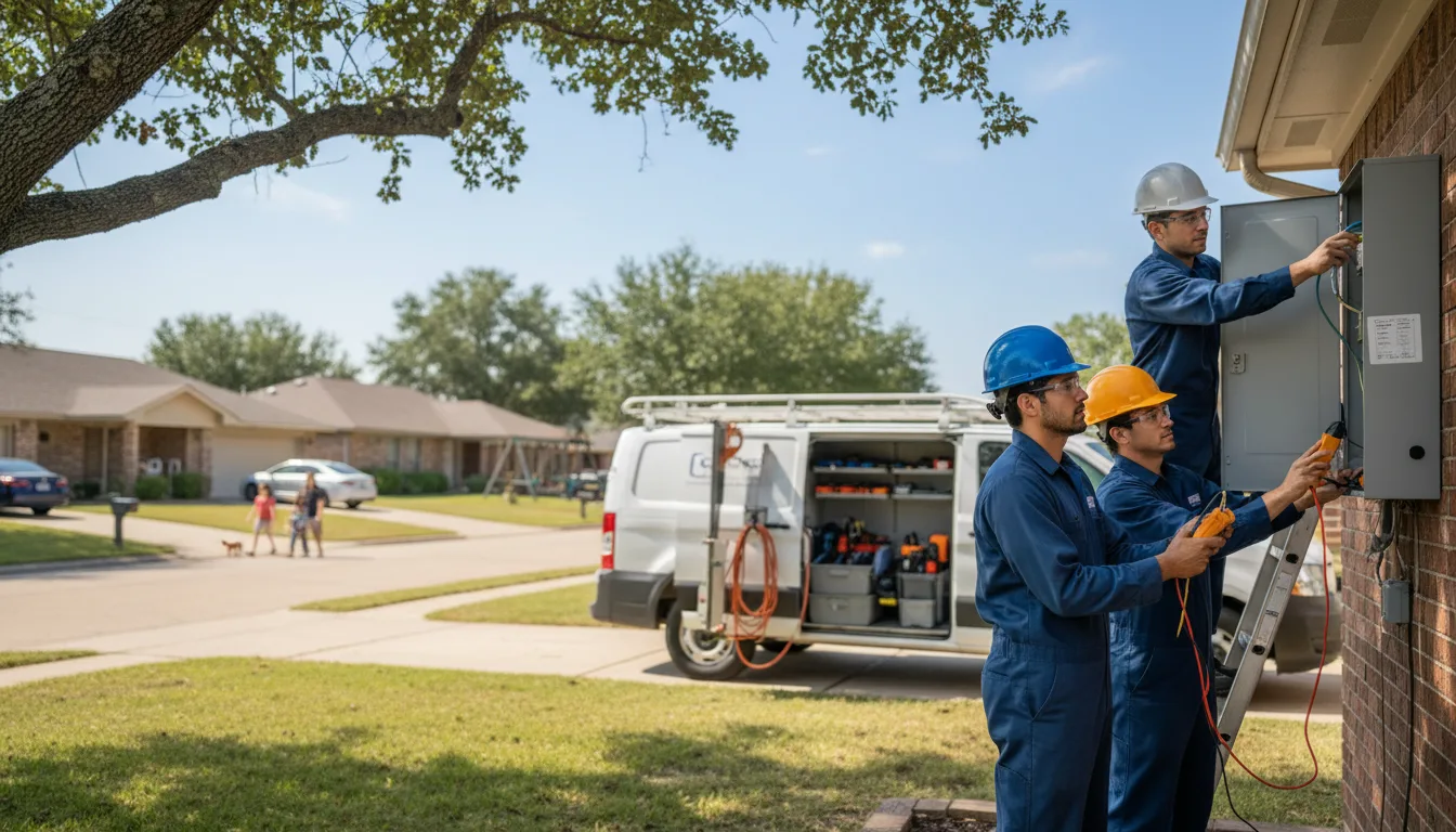 Certified electrician providing emergency electrical services in Parker, AZ
